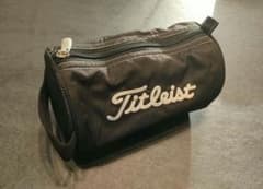 Thumbnail of Titleist タイトリスト　黒 筒型ナイロンポーチ　中古