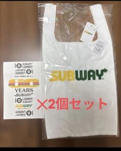 SUBWAYショッピングバッグ/サブウェイ/ビームスエコバッグBEAMSのサムネイル