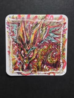 ミニ原画 幻想動物 「ネズミ」手描きイラストのサムネイル