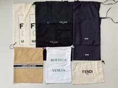 Dior/Fendi/Celine 高級ブランド 保存袋 巾着袋 10点セットのサムネイル