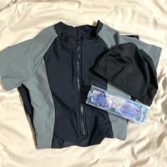 SHEIN 水着 セット 水泳キャップ ゴーグル付 別売り可 レディースのサムネイル