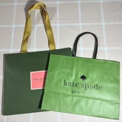 kate spade ショップ袋 緑色 大きめのサムネイル