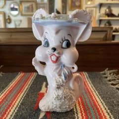 貴重！50s～60s USAアンティーク　ねずみ置物アメリカヴィンテージ 雑貨のサムネイル