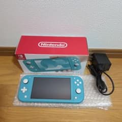 動作OK Switch Lite 付属品完品 ターコイズ 新品時ガラスフィルム 動作OK Switch Lite 付属品完品 ターコイズ 新品時ガラスフィルム