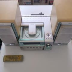 KENWOOD CD/MDコンポ 本体 スピーカー リモコン付 - メルカリ