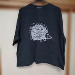 ColorK ハリネズミプリント Tシャツ Fサイズのサムネイル