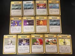 ポケモンカード 旧裏面 トレーナーカード 12枚セット - メルカリ