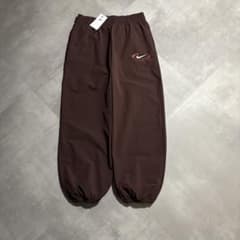 新品 00s NIKE ナイキ ナイロンパンツ バルーンパンツ ブラウン 茶色