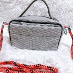 美品】レイク L4K3 マカロン 2WAYショルダーバッグ グレー - メルカリ