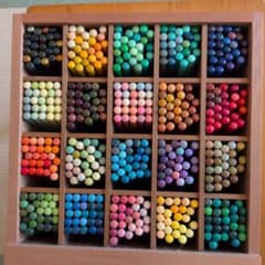 FELISSIMO 500色色鉛筆 専用木製ラックセット FELISSIMO 500色色鉛筆 専用木製ラックセット - メルカリ