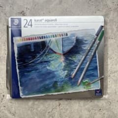 【新品】STAEDTLER 24色色鉛筆 24 karat Aquarellのサムネイル