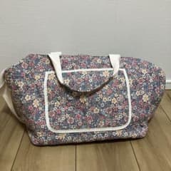 【調節ショルダー付き】ヌビバッグ小花柄マザーズバッグ　イブルバッグのサムネイル