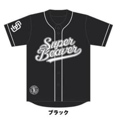 SUPER BEAVER 20周年 ベースボールシャツ ブラック Mサイズ - メルカリ