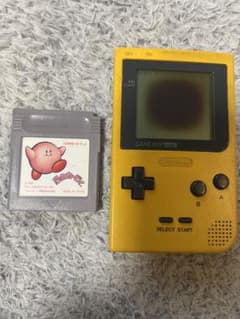 任天堂 GAME BOY pocket イエロー 星のカービィ ソフトセットのサムネイル