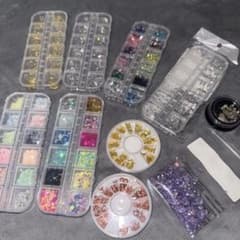 ネイルパーツ まとめ売り 大量セット - メルカリ