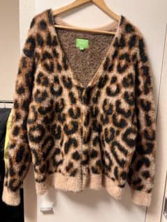HUF レオパード柄 シャギー カーディガン L - メルカリ