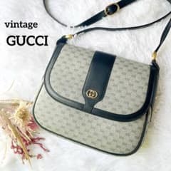 美品⭐︎GUCCI マイクロgg ネイビー インターロッキング ショルダーバッグ 美品⭐︎GUCCI マイクロgg ネイビー インターロッキング ショルダー
