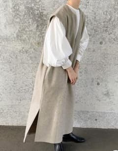 キーネックロングベストワンピースのサムネイル