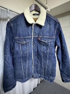 Levi's リーバイス ボアジージャン ボアデニムジャケット ブルーデニムのサムネイル