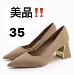 美品‼️ZARA ブロックヒールシューズ パンプスのサムネイル