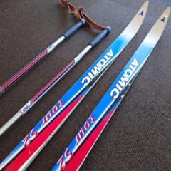 KV +ストック　クロスカントリースキー ATOMIC Tour52 クロスカントリー スキー 板 ストックセット - メルカリ