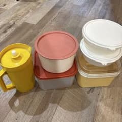タッパーウェア 食品保存容器6点セット 詰め合わせ まとめ売り - メルカリ