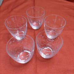 冷茶グラス　Adam & Eve Tachikichi 　 　5個セット　未使用のサムネイル