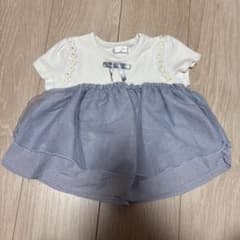 花柄レース ワンピース 90cmのサムネイル