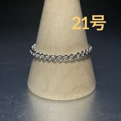 ヴィンテージ　ファッションリング　シルバー　21号　透かしリング　エタニティ風