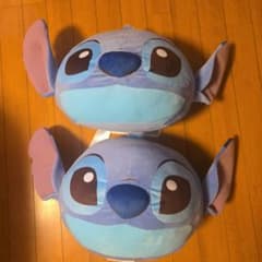 ディズニー　スティッチ スーパーギガザッカもちもちクッション　2個