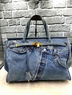 【希少】Levi's 501リメイク トートバッグ　バーキン　ヴィンテージY2Kのサムネイル