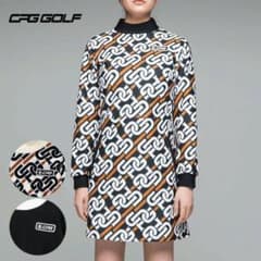 CPG GOLF チェーンロゴグラフィカルワンピース ゴルフ ホワイト