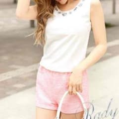 3日間限定価格♡Rady ビジューツイードコンビネゾン Sのサムネイル