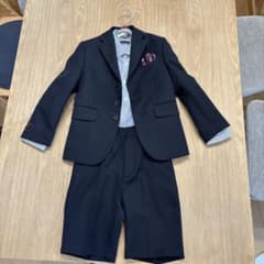 【4点セット】ワンダーファクトリー　男の子　110 フォーマルスーツ　入学　卒園のサムネイル
