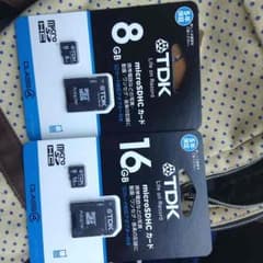 microSDカード8GB 16GBのサムネイル