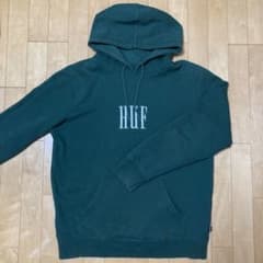 HUF パーカー　Lサイズ　グリーンのサムネイル