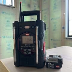 MAXラジオ　AJ-RD431充電式オーディオ　タフディオ　max  中古のサムネイル