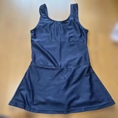 スカート付き ワンピース水着 ネイビー 150cmのサムネイル