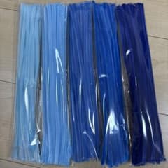 カラーモール青系色100本入りセットのサムネイル