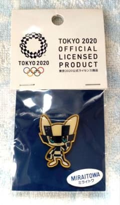 東京2020オリンピック ミライトワ ピンバッジ 公式ライセンス商品