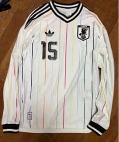 か*た様 サッカー日本代表 鎌田大地 15番 アウェイ ユニフォーム オーセンテ か*た様 サッカー日本代表 鎌田大地 15番 アウェイ ユニフォーム