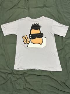 ハータマン様専用 所ジョージさん キャラクター プリント Tシャツ グレー 半袖のサムネイル