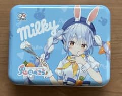 不二家 Milky 兎田ぺこら コラボ缶ケースのサムネイル