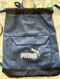 使い勝手がいいですよ！学校、アウトドアにも使用PUMA ネイビー ナップザックのサムネイル