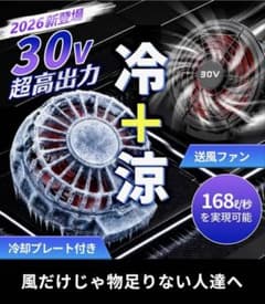 30V 超高出力 冷却プレート付きファン バッテリーセットのサムネイル