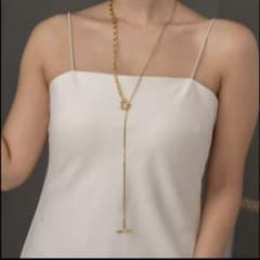 Long Mantle Necklace/サージカルステンレスネックレスのサムネイル