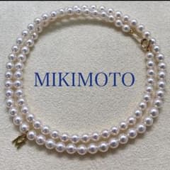 希少品・極美品】ミキモト ベビーパール ネックレス Mチャーム K18YG