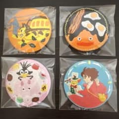 スタジオジブリ 刺繍缶バッジ4種セットのサムネイル