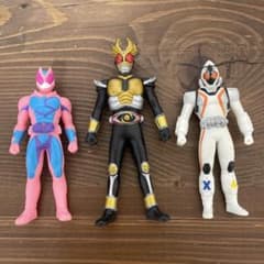 【３体セット】仮面ライダーアギト　グランフォーム　フィギュア　リバイス　フォーゼのサムネイル