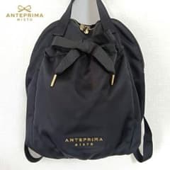 アンテプリマ ミスト リュック リボン ナイロン ブラック ANTEPRIMA